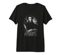 Poeta Russo Alexander Pushkin Poesia Classica Maglietta Premium