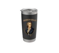 Poeta storico Friedrich Schiller Bicchiere termico in acciaio inox doppia parete