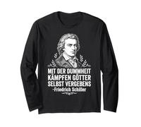 Poeta Storico Friedrich Schiller Maglia a Manica