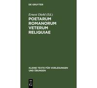 Poetarum Romanorum Veterum Reliquiae (Copertina rigida)
