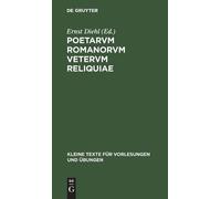 Poetarvm Romanorvm Vetervm Reliquiae (Copertina rigida)