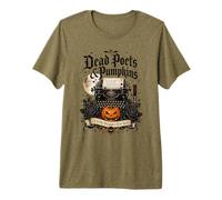 Poeti Morti e zucche Poetcore Lettura Halloween Maglietta Premium