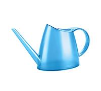 POETIC - Annaffiatoio decorativo per interni - Plastica robusta - Capacità 1,5 litri - Bocca lunga - Livello dell'acqua visibile - Colore blu