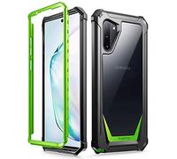 Poetic Galaxy Note 10 Custodia, Custodia Full-Body Ibrida Antiurto Paraurti, Serie Guardian, Custodia per Samsung Galaxy Note 10 (2019),Verde