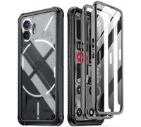 Poetic Guardian - Custodia compatibile con Nothing Phone 2 da 6,7 pollici [test di caduta di grado Mil-Grade 6,7", custodia ibrida integrale antiurto con protezione schermo integrata,