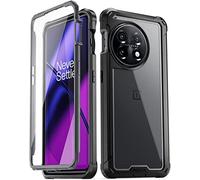 Poetic Guardian - Custodia compatibile con OnePlus 11 5G 6,7 pollici [test di caduta di grado Mil-Grade 6,7 m, custodia ibrida integrale antiurto protettiva robusta trasparente con pellicola