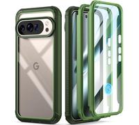 Poetic Guardian - Custodia per Google Pixel 10 Pro XL 5G, pellicola protettiva integrata [funziona con ID impronte digitali], [2 cornici anteriori] [ricarica wireless] custodia integrale antiurto