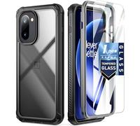 POETIC Guardian - Custodia protettiva per OnePlus 15R 5G, test di caduta da 6 metri di altezza secondo gli standard militari | Pellicole protettive in vetro temperato, antiurto, robusta, colore: Nero