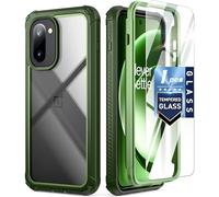 POETIC Guardian Custodia protettiva per OnePlus 15R 5G, test di caduta da 6 metri di altezza secondo gli standard militari | Pellicole protettive in vetro temperato, antiurto, robusta, verde