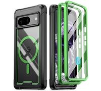 Poetic Guardian MagPro - Custodia per Google Pixel 8 da 6,2 pollici, compatibile con MagSafe, test di caduta di grado militare da 6,1 m, copertura integrale ibrida antiurto con protezione schermo