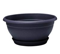 Poetic Jardin Lotus - Coppa piattino, colore: Nero Violina