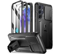 POETIC Revolution - Cover per Samsung Galaxy A55 5G, resistente agli urti, con supporto, colore: Nero