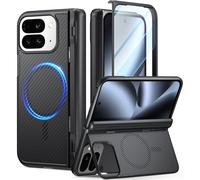 POETIC Revolution - Custodia Flex per Google Pixel 10 Pro Fold, con supporto pieghevole nascosto, protezione per cerniere, compatibile con MagSafe, Pixel 10 Pro Fold Cover con pellicola protettiva