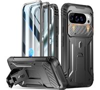 Poetic Revolution - Custodia per Google Pixel 10 Pro XL 5G da 6,8 pollici, protezione schermo integrata, funziona con ID impronte digitali, custodia protettiva robusta di grado militare, robusta