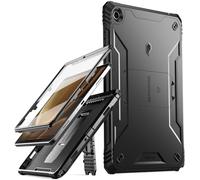 Poetic Revolution - Custodia per Samsung Galaxy Tab A9 Plus + 11" (2023), protezione schermo integrata con supporto per penna S, custodia robusta e resistente, colore nero