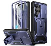 Poetic Spartan - Custodia per Galaxy S25 Ultra da 6,9 pollici, [custodia per fotocamera scorrevole] [pellicola protettiva funziona con ID impronte digitali] Custodia per telefono S25 Ultra di grado