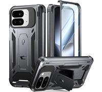 POETIC Spartan - Custodia per Google Pixel 10 Pro Fold, [protezione cerniera] [supporto] [protezione militare] copertura integrale antiurto con pellicola protettiva integrata, in metallo fucile