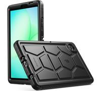 Poetic TurtleSkin - Custodia per Samsung Galaxy Tab A11 (8,7 pollici 2025), resistente, antiurto, robusta, adatta ai bambini, in silicone, colore nero