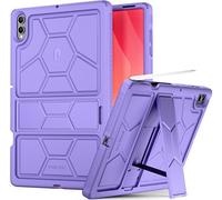 Poetic TurtleSkin - Cover per Samsung Galaxy Tab S11 Ultra (anno di pubblicazione 2025) 14,6 pollici, con supporto e supporto per penna S, resistente, antiurto e adatta ai bambini, colore: Viola