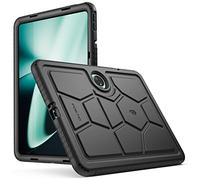 Poetic TurtleSkin Series per OnePlus Pad Case 29,6 cm (2023), resistente agli urti e resistente ai bambini, custodia in silicone resistente e resistente alle cadute, nero