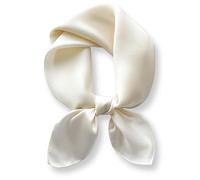 PoeticEHome Foulard in 100% Seta di Gelso Pura - Sciarpa Quadrata Donna a Tinta Unita per Collo e Testa con Confezione Regalo - 68x68 cm
