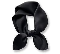 PoeticEHome Foulard in 100% Seta di Gelso Pura - Sciarpa Quadrata Donna a Tinta Unita per Collo e Testa con Confezione Regalo - 68x68 cm