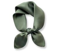 PoeticEHome Foulard in 100% Seta di Gelso Pura - Sciarpa Quadrata Donna a Tinta Unita per Collo e Testa con Confezione Regalo - 68x68 cm