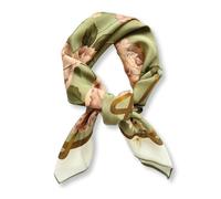 PoeticEHome Foulard in 100% Seta di Gelso Pura - Sciarpa Quadrata Donna Collo e Testa con Confezione Regalo - 68x68 cm
