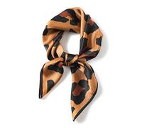 PoeticEHome Foulard in 100% Seta di Gelso Pura - Sciarpa Quadrata Donna Collo e Testa con Confezione Regalo - 68x68 cm