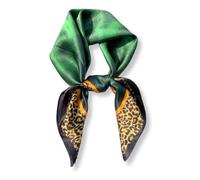 PoeticEHome Foulard in 100% Seta di Gelso Pura - Sciarpa Quadrata Donna Collo e Testa con Confezione Regalo - 68x68 cm