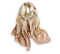 PoeticEHome Sciarpa Lunga in 100% Seta di Gelso - Scialle Oversize Donna per Testa, Collo e Capelli con Elegante Confezione Regalo (170x53cm)