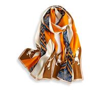 PoeticEHome Sciarpa Lunga in 100% Seta di Gelso - Scialle Oversize Donna per Testa, Collo e Capelli con Elegante Confezione Regalo (170x53cm)