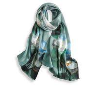 PoeticEHome Sciarpa Lunga in 100% Seta di Gelso - Scialle Oversize Donna per Testa, Collo e Capelli con Elegante Confezione Regalo (170x53cm)
