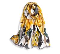 PoeticEHome Sciarpa Lunga in 100% Seta di Gelso - Scialle Oversize Donna per Testa, Collo e Capelli con Elegante Confezione Regalo (170x53cm)