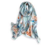 PoeticEHome Sciarpa Lunga in 100% Seta di Gelso - Scialle Oversize Donna per Testa, Collo e Capelli con Elegante Confezione Regalo (170x53cm)