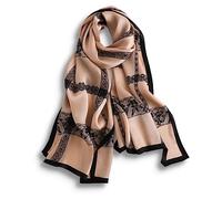 PoeticEHome Sciarpa Lunga in 100% Seta di Gelso - Scialle Oversize Donna per Testa, Collo e Capelli con Elegante Confezione Regalo (170x53cm)