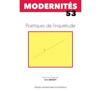 Poétiques de l'inquiétude