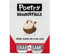 Exploding Kittens Poetry For Neanderthals Grab & Game by Laugh-Out-Loud Card Games for Families & Party Games Ages 7+ - 60 Cards, 200+ Words, Single-Syllable Guessing Fun for Parties & Groups