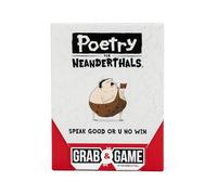 Poetry for Neanderthals Grab and Game: By EK, 2-4 Players, Ages 7+ | Be a Neanderthal poet! Give one-syllable clues/phrases so friends guess the word in this compact, travel-friendly word game.