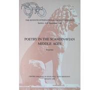 Poetry in the Scandinavian Middle Ages. Atti. XII Congresso Internazionale di S