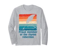 Poetry Slam Orgoglioso membro della rima Ribellione Slam Poesia Maglia a Manica