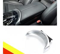 POETRYXIAO Mittelkonsole Armlehne Aufbewahrungsbox Chrom Knopfabdeckung für C-Klasse W205/GLC X253/AMG Modelle 2015-2020,für Mittelkonsole Armlehne Box Schalter