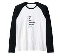 Poets Day-Funny Gag or Expression with Cheeky Pun Maglia con Maniche Raglan
