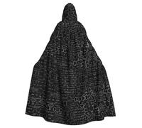 POEZJZW Astratto Scienza Chimica Modello Poncho Halloween Con Cappuccio Mantello Delle Donne Uomini Halloween Dress Up Partito Cosplay Costumi