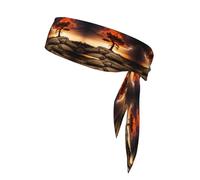 Poezjzw Bandana con stampa Thunder and Lightning Bandana multi-sport, unisex, ottima attrezzatura sportiva per yoga, corsa, ciclismo, palestra