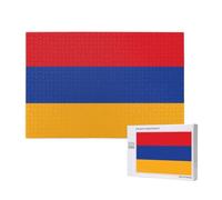 Poezjzw Bandiera dell'Armenia Puzzle Per Adulti 1000 Pezzi Puzzle In Legno Per La Famiglia Amico Decorazione Della Casa Wall Art 75 X 50 Pollici