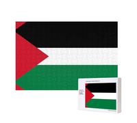 Poezjzw Bandiera dello Stato della Palestina Puzzle Classico Adulto 300 Pezzi Puzzle In Legno Moderno Decorazione Casa Intellettuale Gioco 40 X 28 Cm