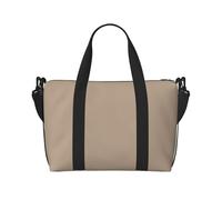 Poezjzw Borsa da viaggio marrone chiaro tinta unita Borsa da viaggio Weekender Carry On Tote Borse per le donne Borse da ospedale per lavoro e consegna Borsa per bagagli durante la notte, nero, taglia