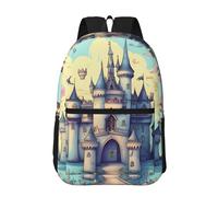 POEZJZW Dream Anguria Pattern Zaino per computer portatile per zaini moda infermiera elegante viaggio scuola libri borse casual Daypacks, Castello delle Fiabe, Taglia unica