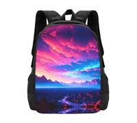 POEZJZW Fotografia Paesaggio Pittura Modello Laptop Zaino Per Moda Zaini Infermiera Borse Da Viaggio Elegante Casual Daypacks